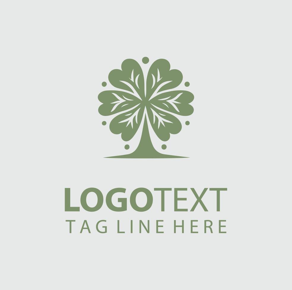 Clover Heart Shamrock Trees vector
