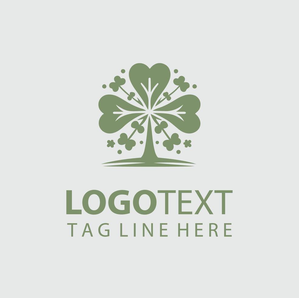 Emerald Oasis Shamrock Trees vector