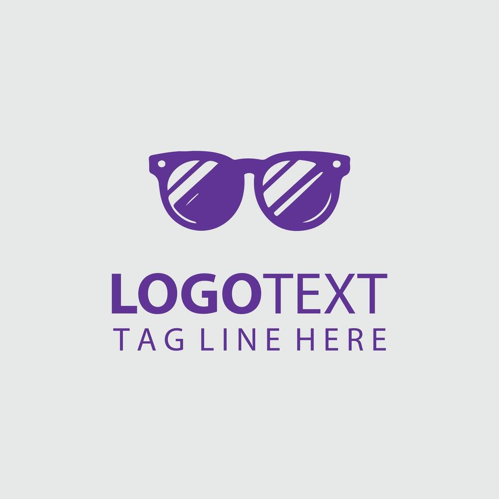Spark Lens Eyewear Glasses Logo Design vector