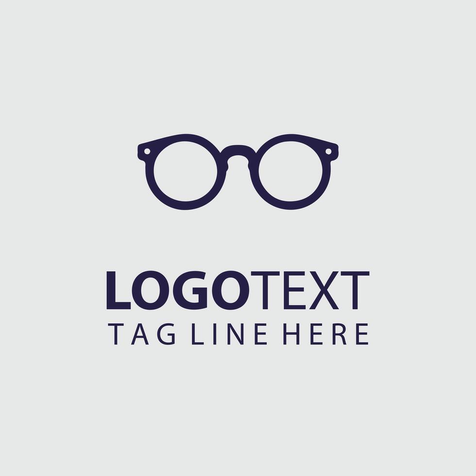 Sight Glow Eyewear Glasses Logo vector