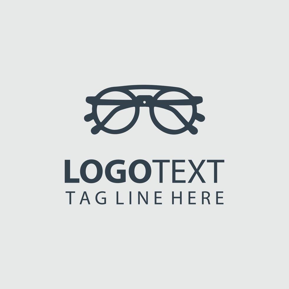 Eclat Lens Eyewear Glasses Logo vector