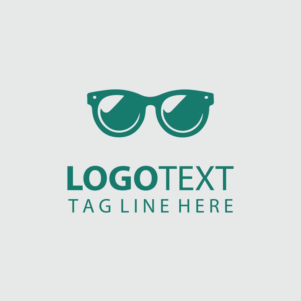 Glare Guard Eyewear Glasses Logo vector