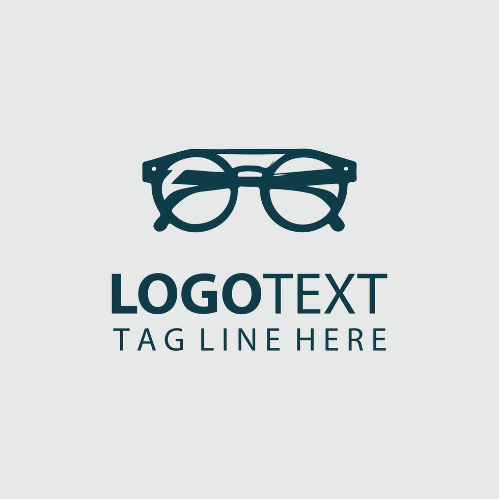 Lush Lens Eyewear Glasses Logo vector