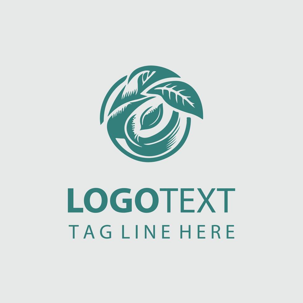 Apricot Oasis Apricot logo vector
