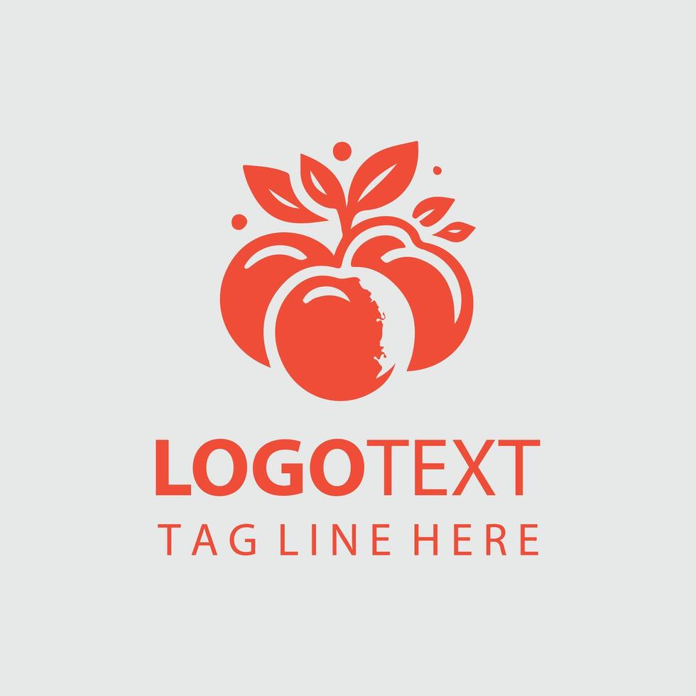 Apricot Essence Apricot logo vector