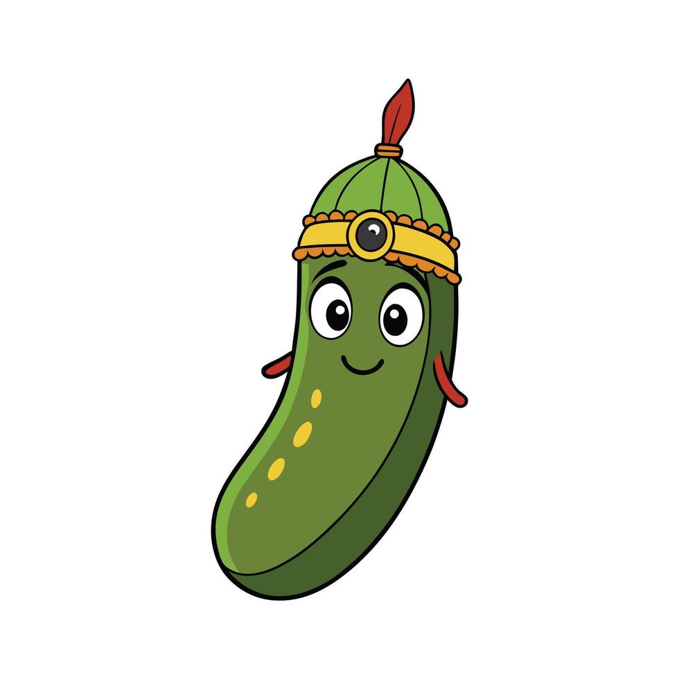 Fresh Indian Cucumber Ideal For Cooking vector