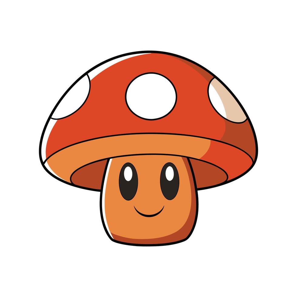 Fresh Portobello Mushroom Ideal For Cooking vector