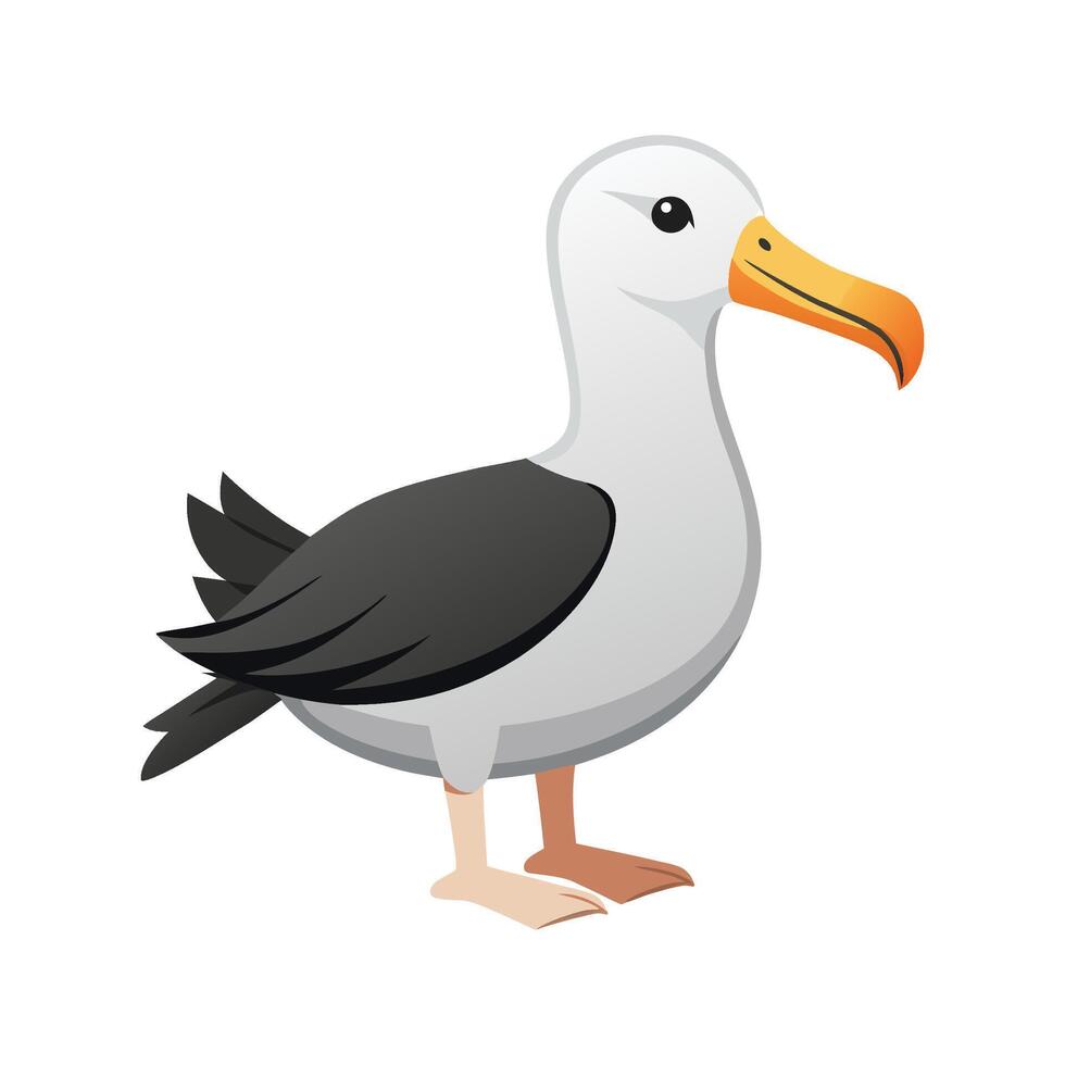 Impressive Albatross Illustration Artwork vector
