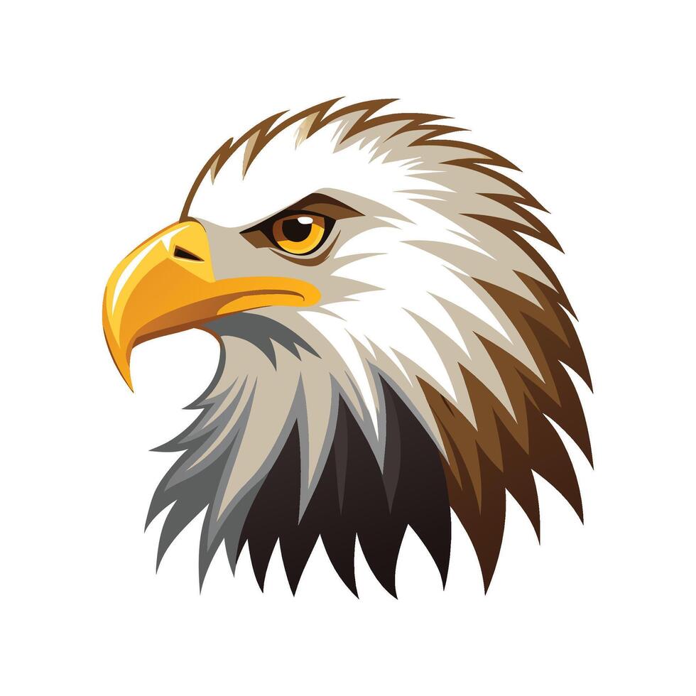 Stylish Artwork of Eagle vector