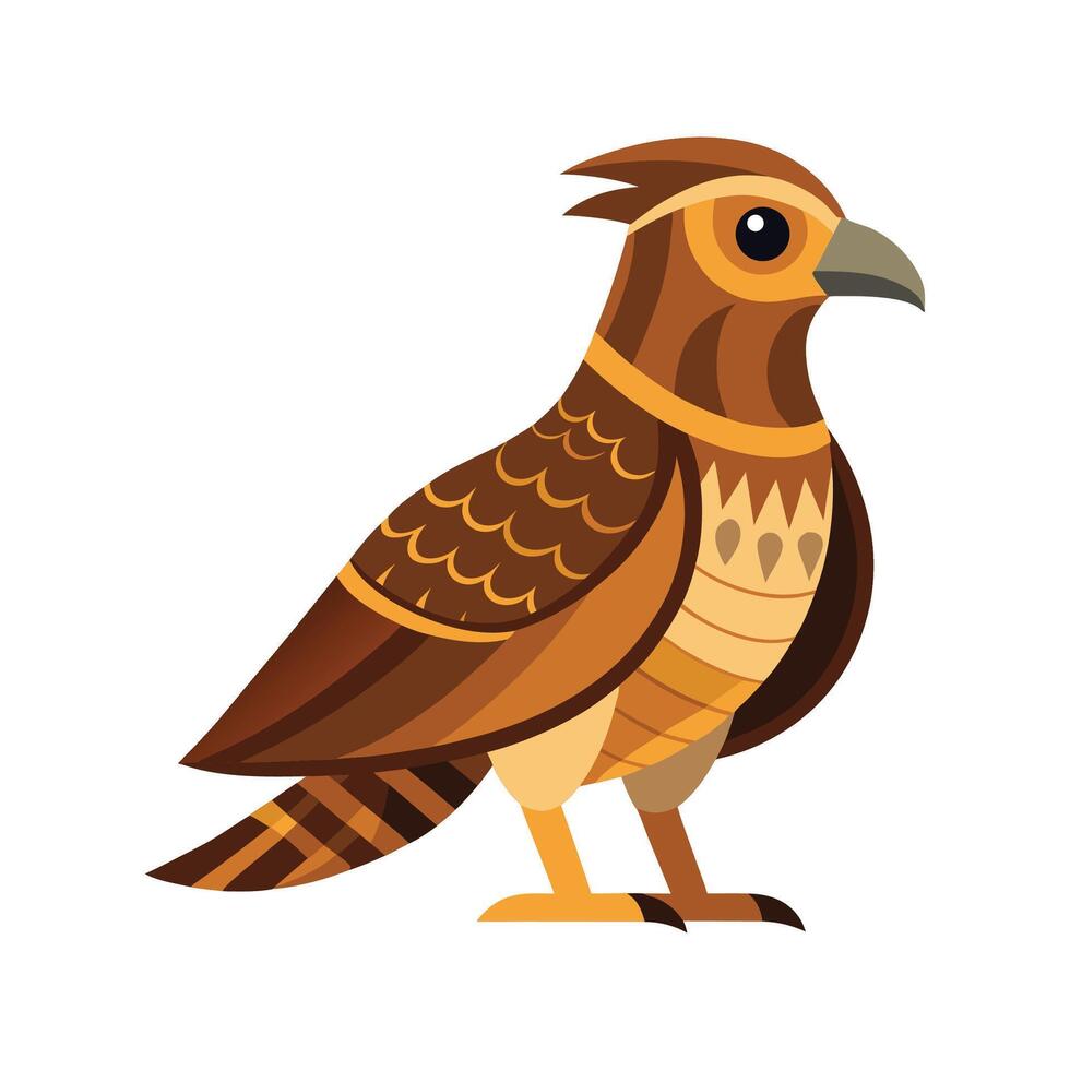 Unique Egyptian Nightjar Artwork vector