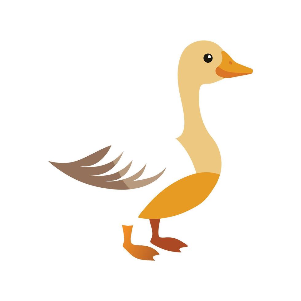 Stylish Illustration of Goose vector