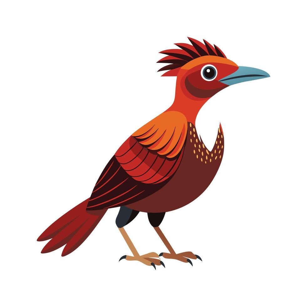 Unique Artwork of Great Antshrike vector