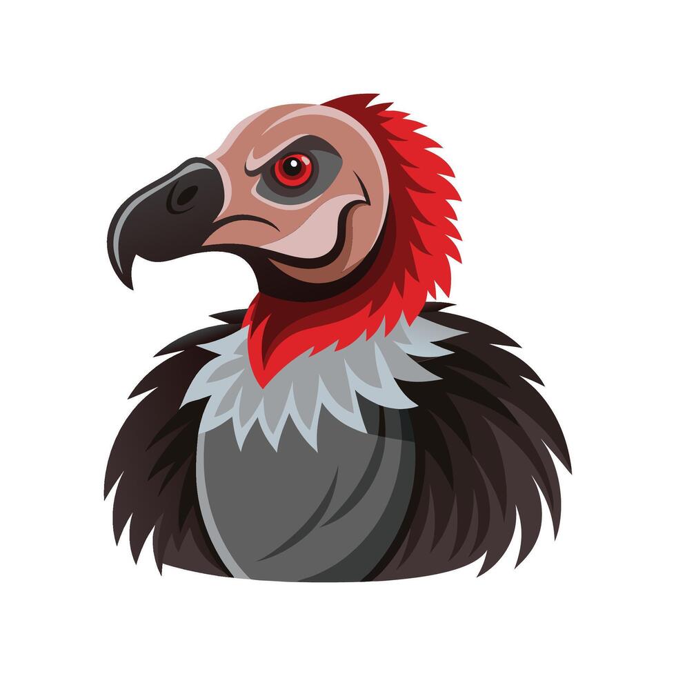 Vulture Bird Unique Artistic Design Illustration vector