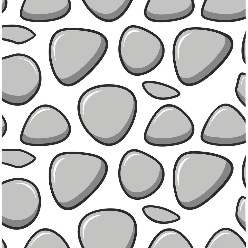 Heather and stones seamless pattern natural isolated white background perfect for earthy textiless branding packaging vector