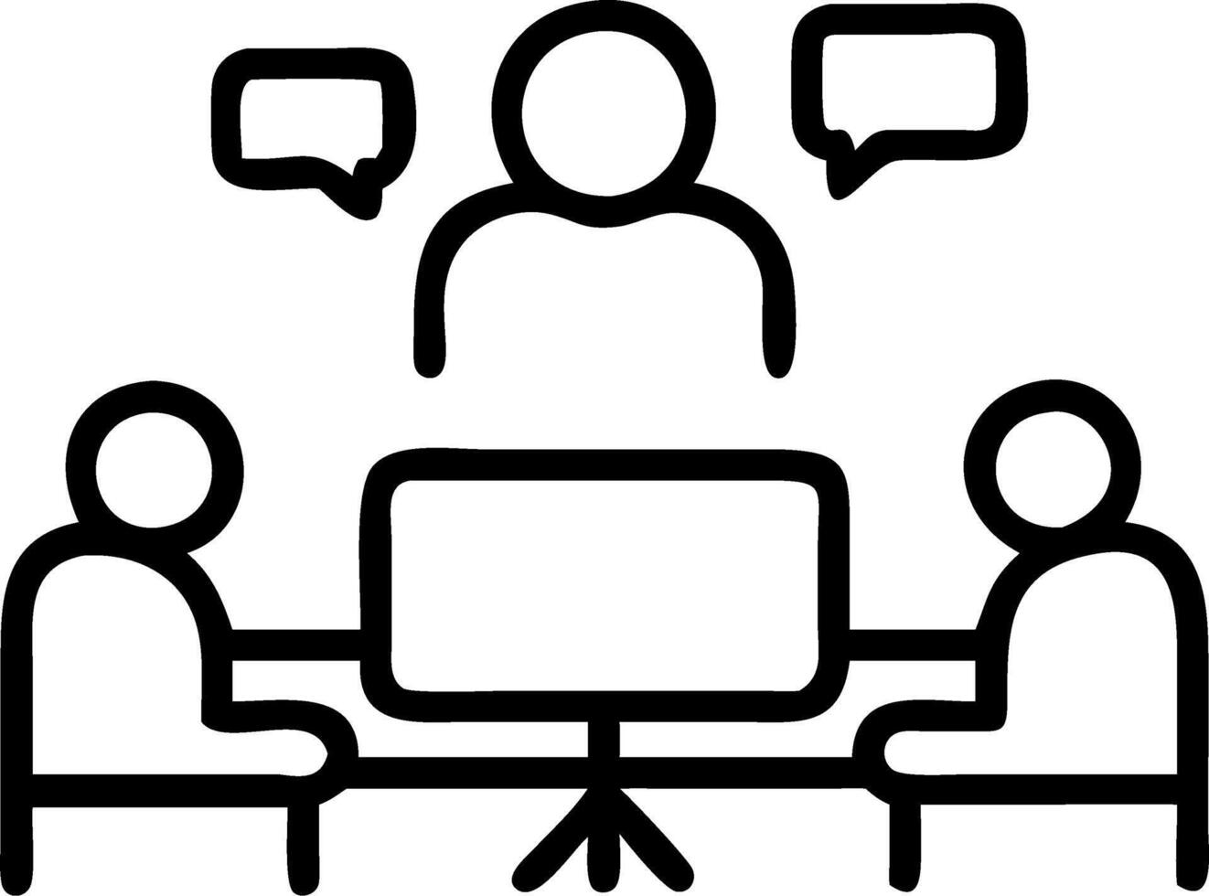 Glossy High Tech Meeting Room Background vector