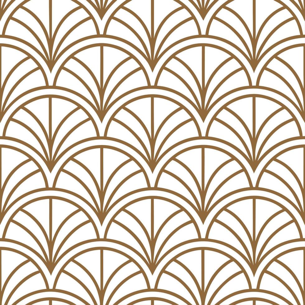 Art Deco inspired seamless tiles pattern with geometric floral elements and metallic accents for luxurious interior designs Set 3 vector