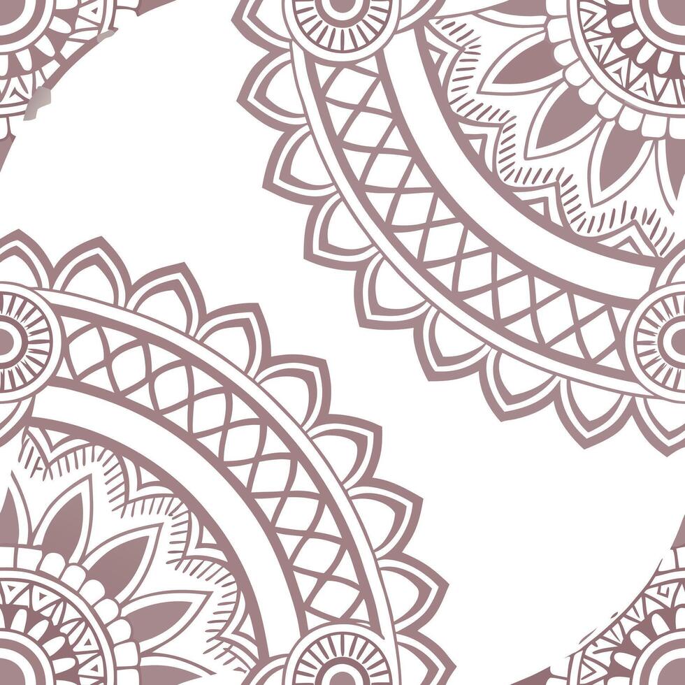 Ethnic graphics seamless pattern with intricate mandala designs and rich color palettes for a detailed cultural look concept as Intricate mandala designs with rich colors in ethnic flat Set 3 vector