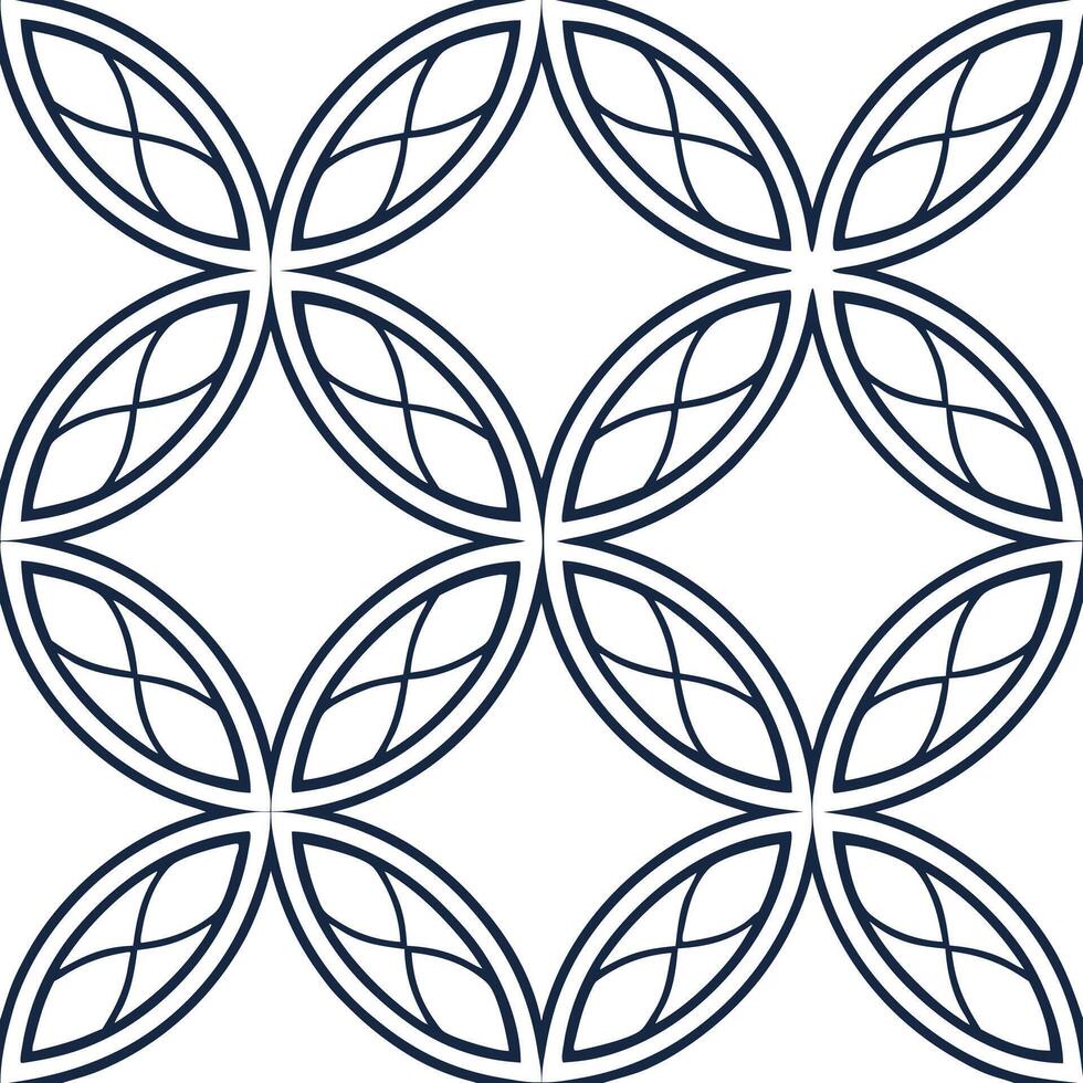 Flat Artistic seamless pattern of techno geometrics with interwoven angular motifs forming a continuous tiled design with pristine isolated whitebalance concept as Artistic digital flat vector