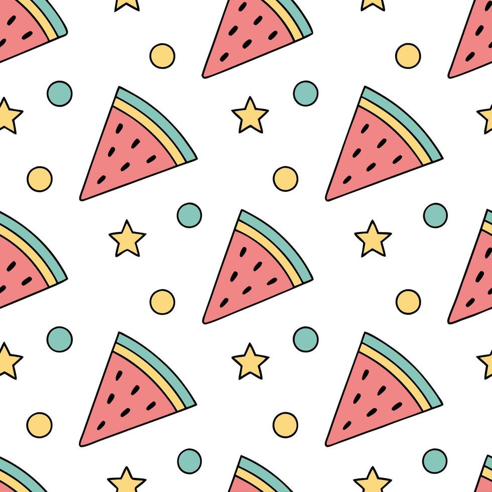 Flat Colorful retro polygon seamless tiles lively hues on white background great for fabric design concept as Creating colorful seamless tile with retro polygons in lively hues on flat vector