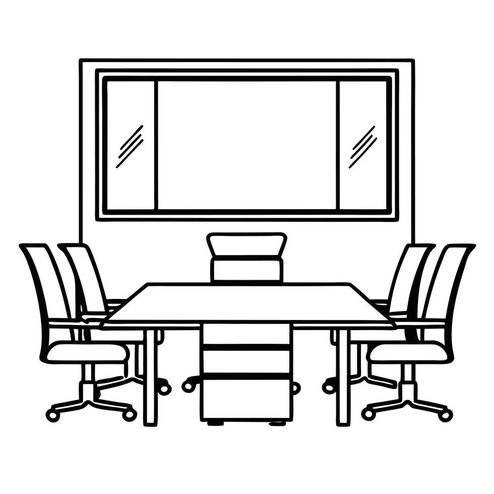 Flat Glossy Neutral Office Background concept as A glossy neutral office background with sophisticated decor and ample copy space ideal for showcasing professional collaborative br flat vector