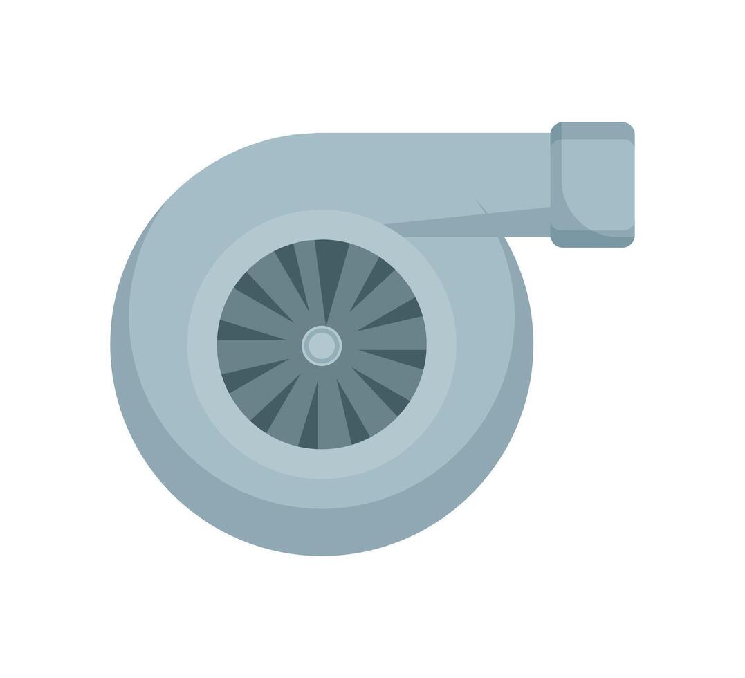 Simplistic Turbocharger Design vector