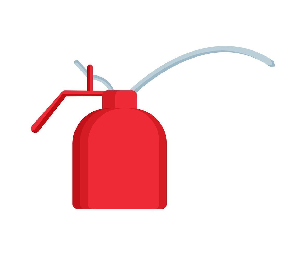 Red Oil Can vector