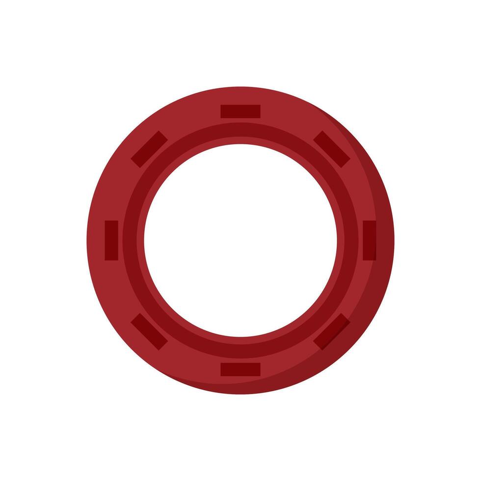 Red Oil Seal vector