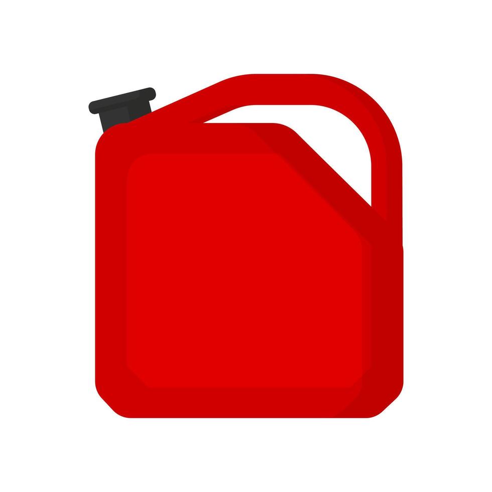 Red Fuel Canister vector