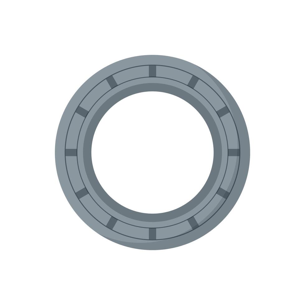 Gray Oil Seal vector