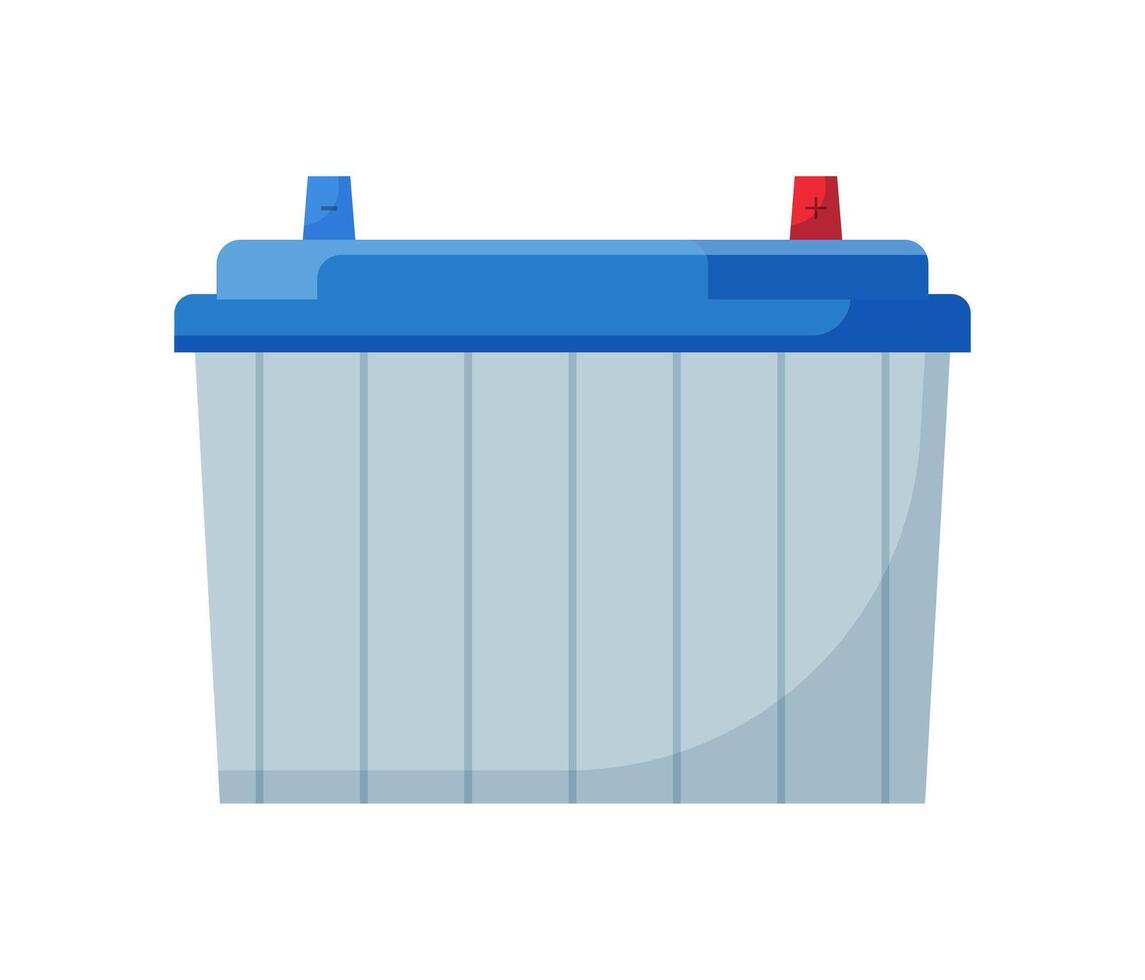 Blue Car Battery vector