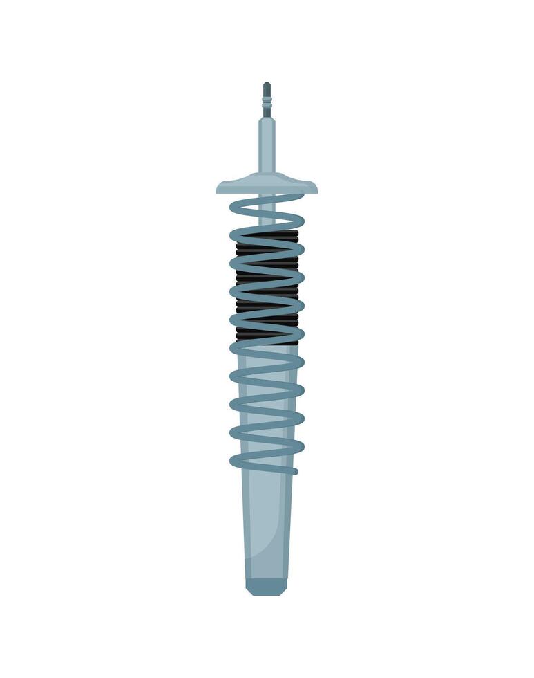 Car Suspension Spring vector
