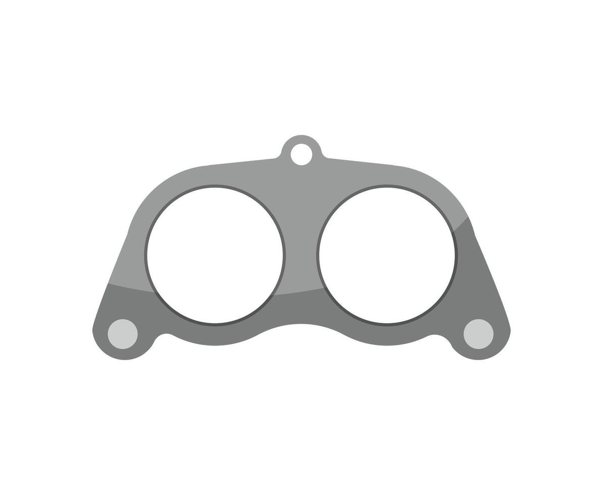 Dual Hole Gasket vector