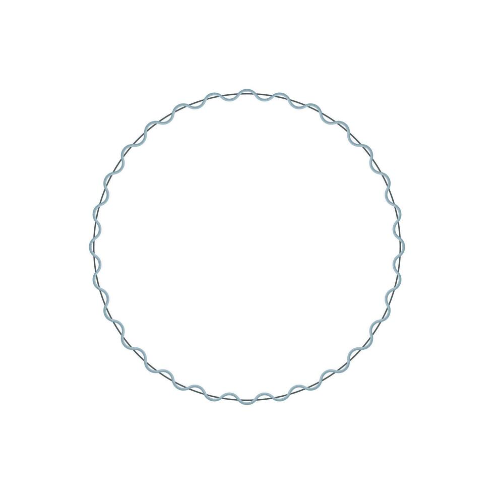 Twisted Circular Frame vector