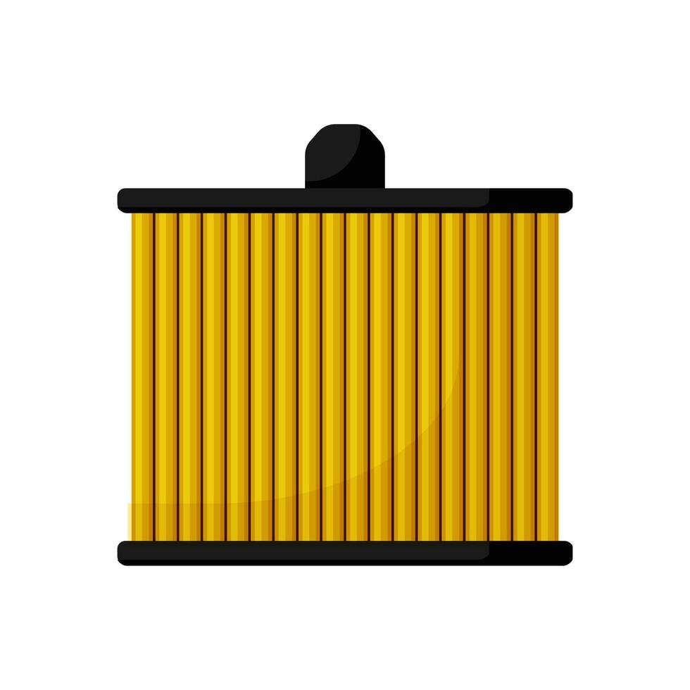 Yellow Engine Filter vector