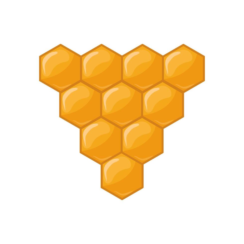 Honeycomb Triangle illustration vector