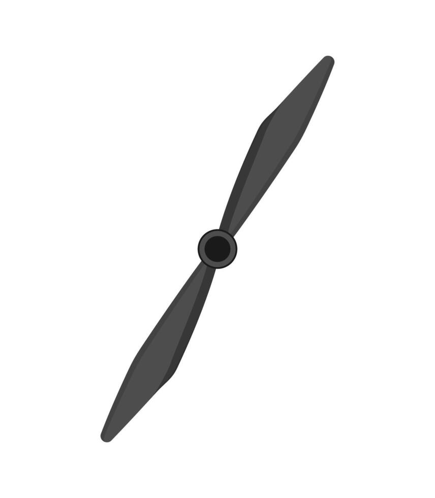 Dark Gray Propeller Blade vector