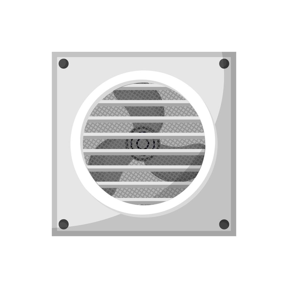 Gray Fan Blade Design vector
