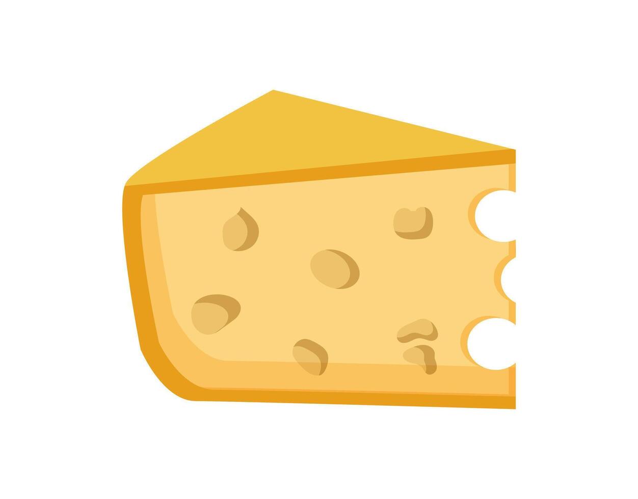 Cheese Slice illustration vector