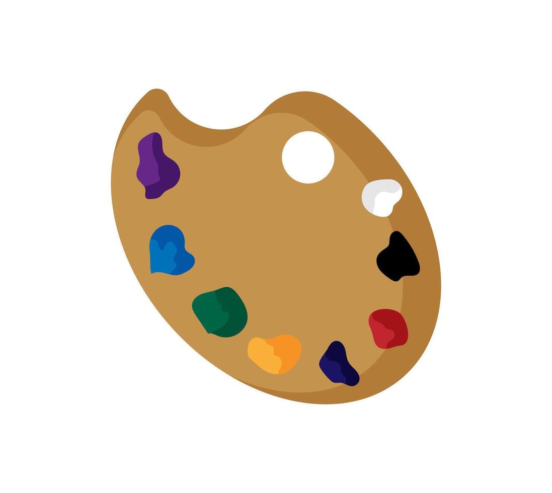 Artist Palette illustration vector