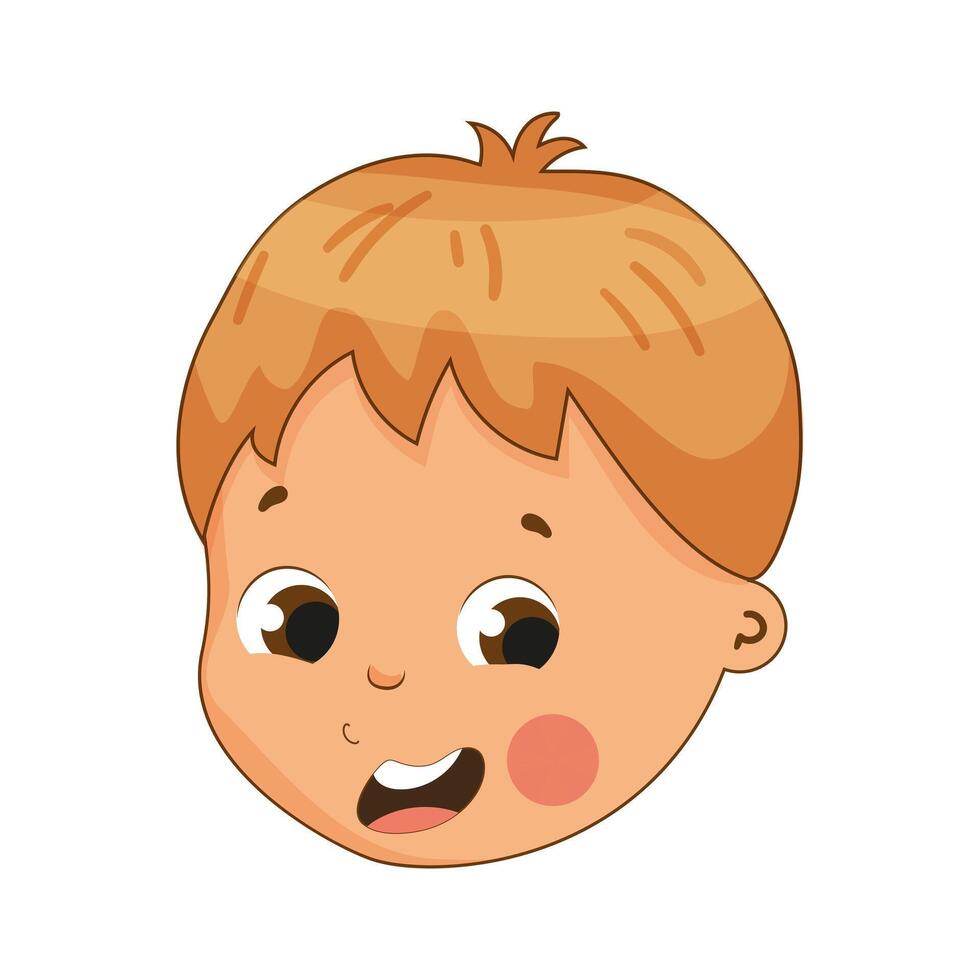 Surprised Boy Avatar vector
