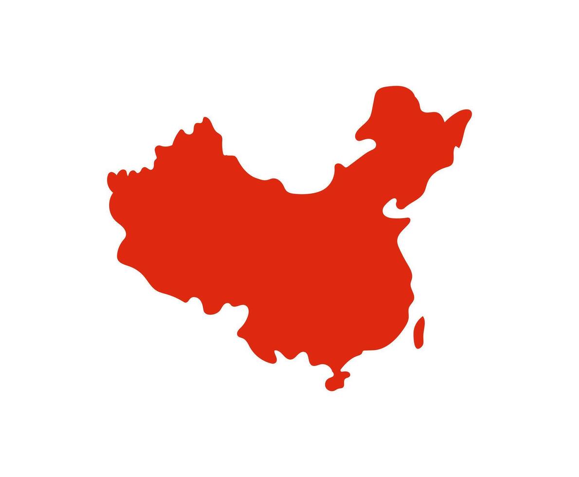 Map of China vector