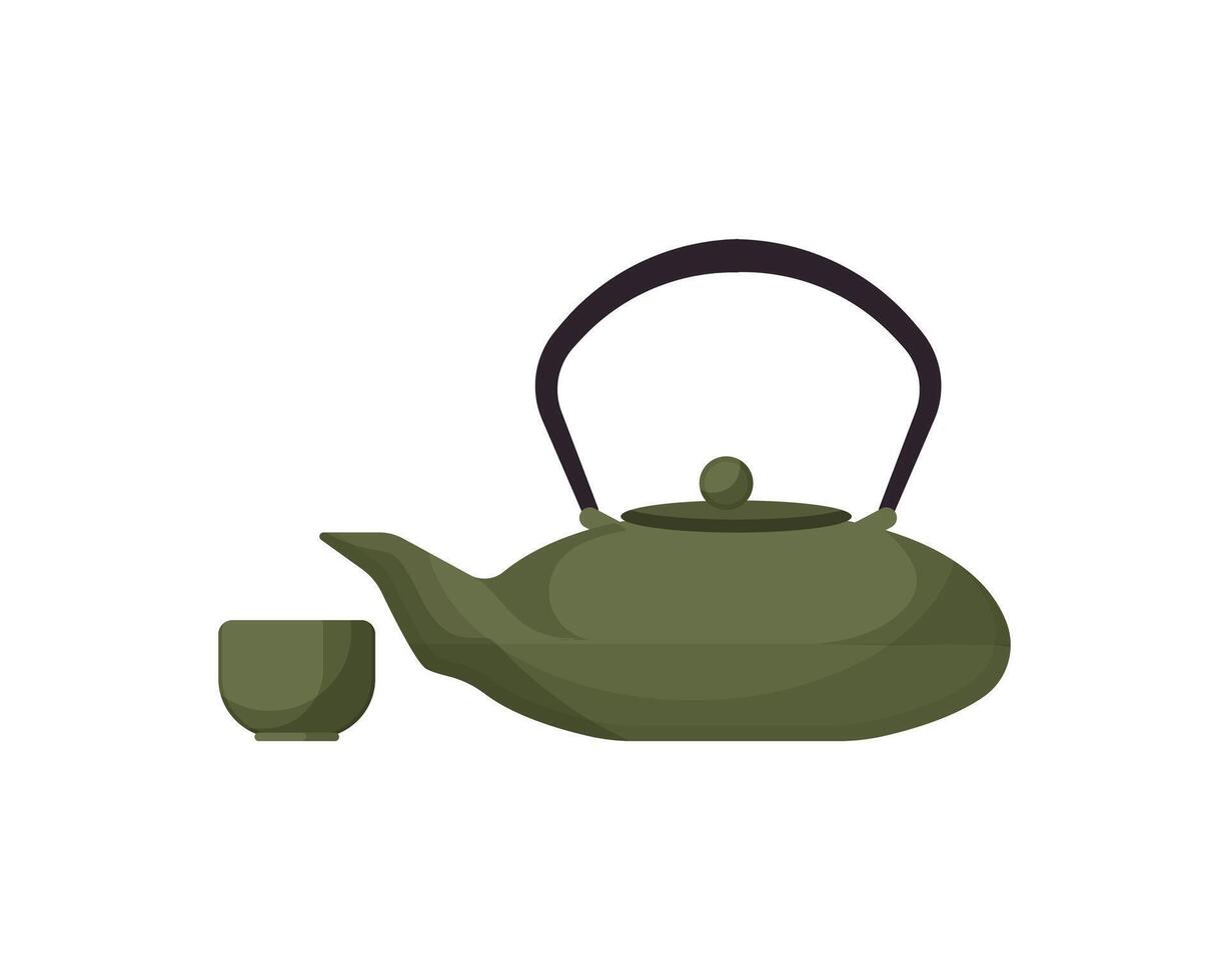 Teapot and Cup vector