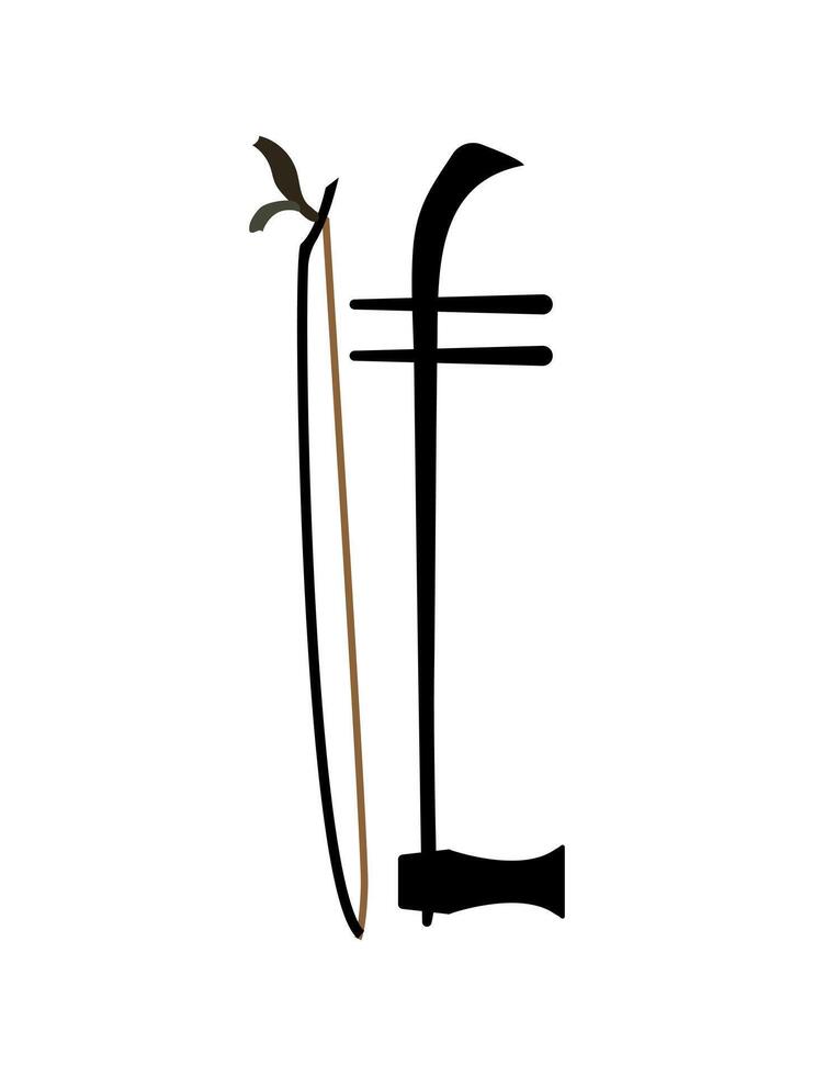 Vietnamese Bowed Instrument vector