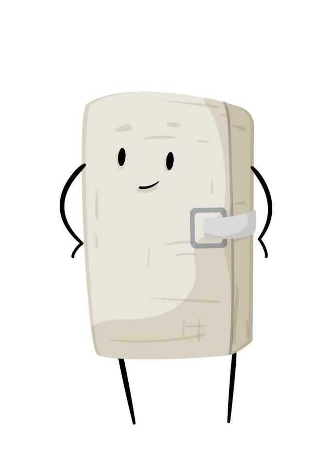 Smiling Bandage Character vector