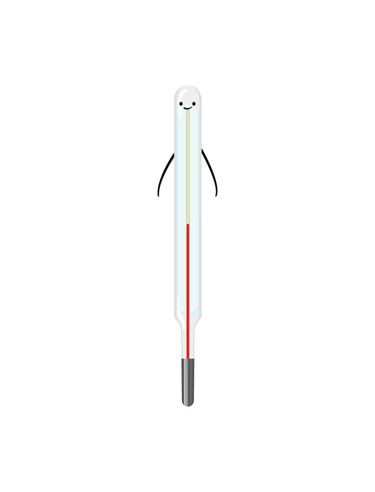 Thermometer Character Illustration vector