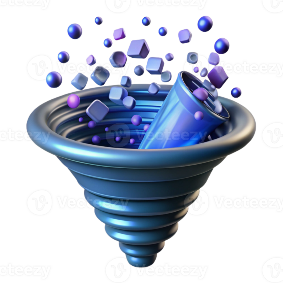 elegant creative A whirlwind of fragmented, digital data streams, illuminated by flashing binary code, glitch art style 4K png