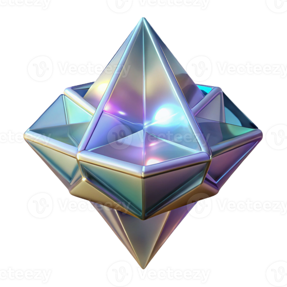 stunning minimalist Floating crystalline structure, ethereal light, otherworldly, professional png