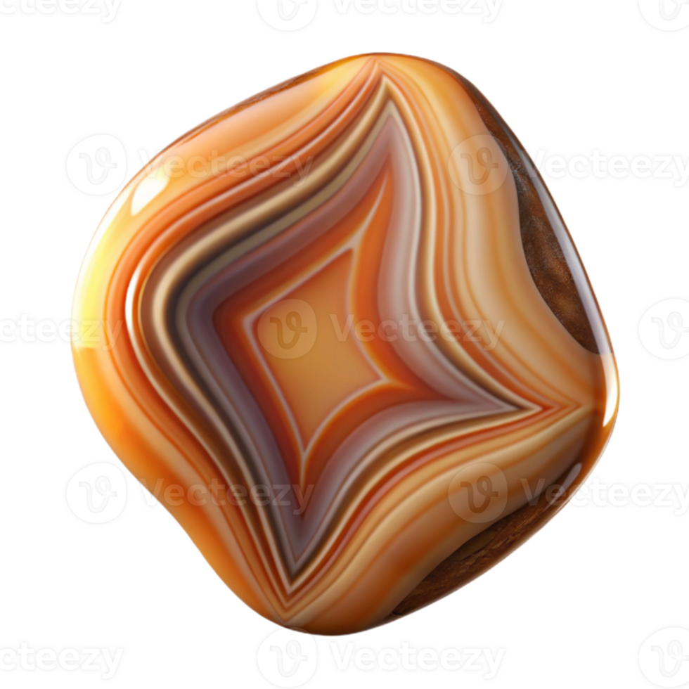 dramatic abstract A polished agate slice revealing intricate banding, illuminated from behind, ethereal and otherworldly authentic png