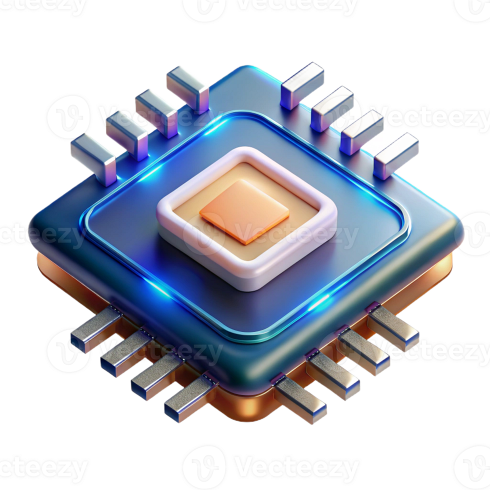 stunning vintage A single microchip with intricate circuitry glowing with internal light, highly detailed and realistic, dark background with a single spotlight, macro photography style 4K png