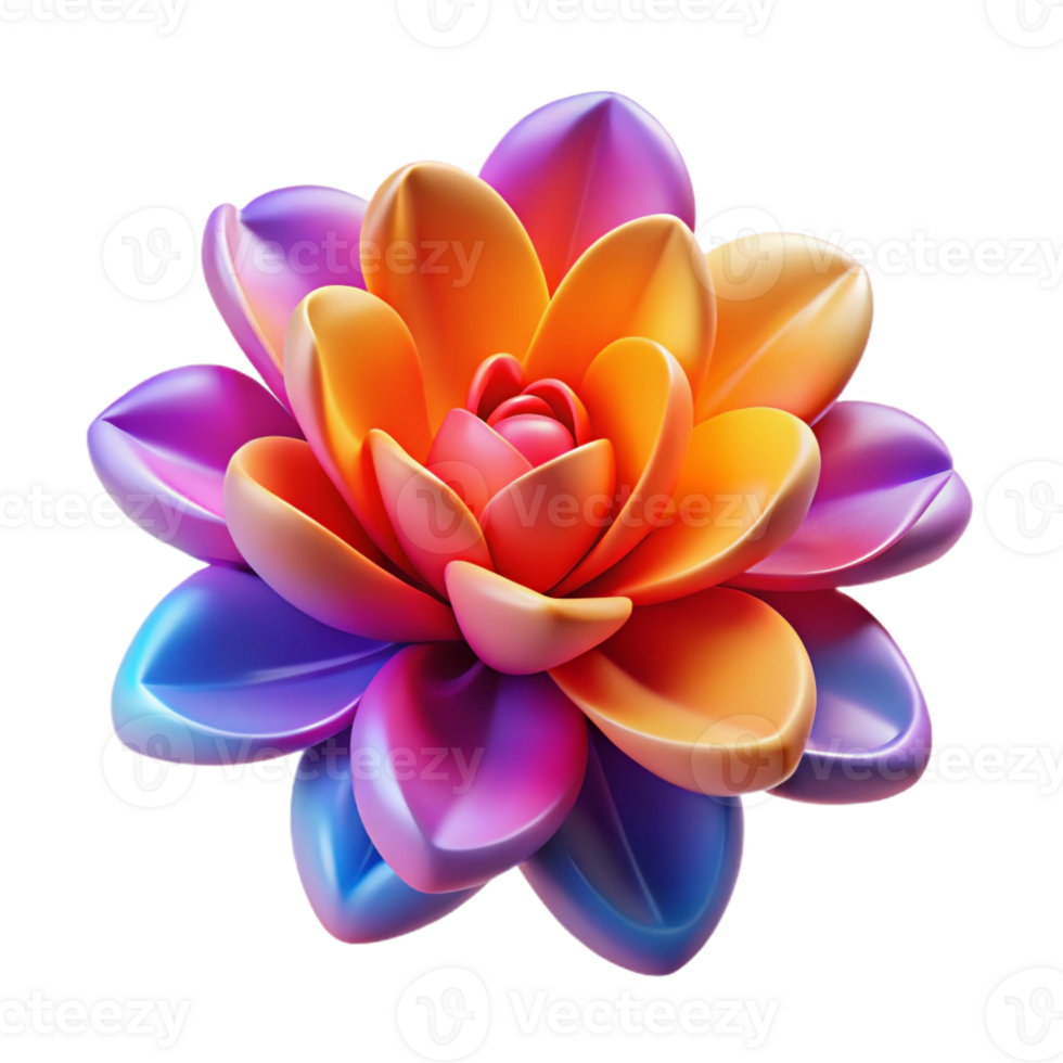 extraordinary rustic A vibrant, abstract representation of a blooming flower, with bold colors and flowing lines. Soft, diffused lighting 4K png